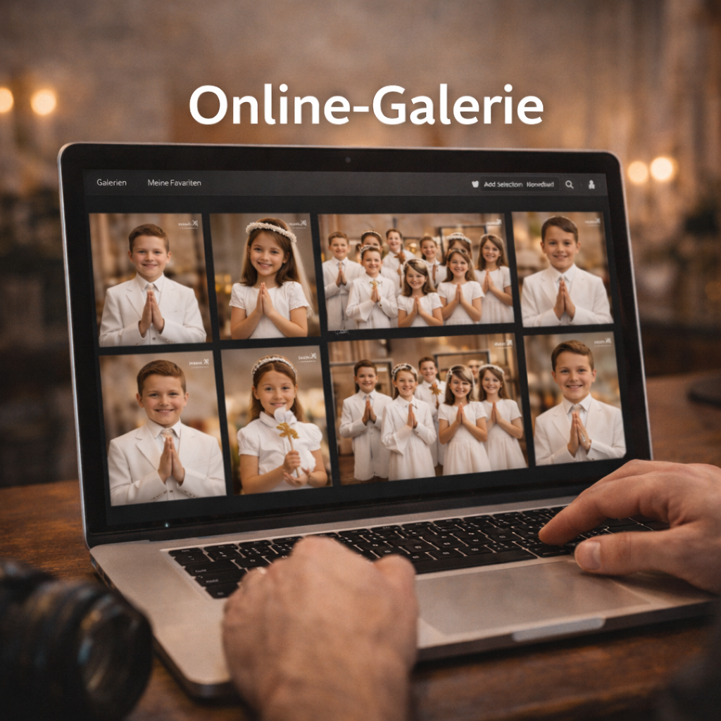Online Galerie Kommunion einrichten